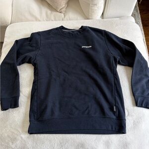 Patagonia Unisex Navy Crewneck Sweatshirt